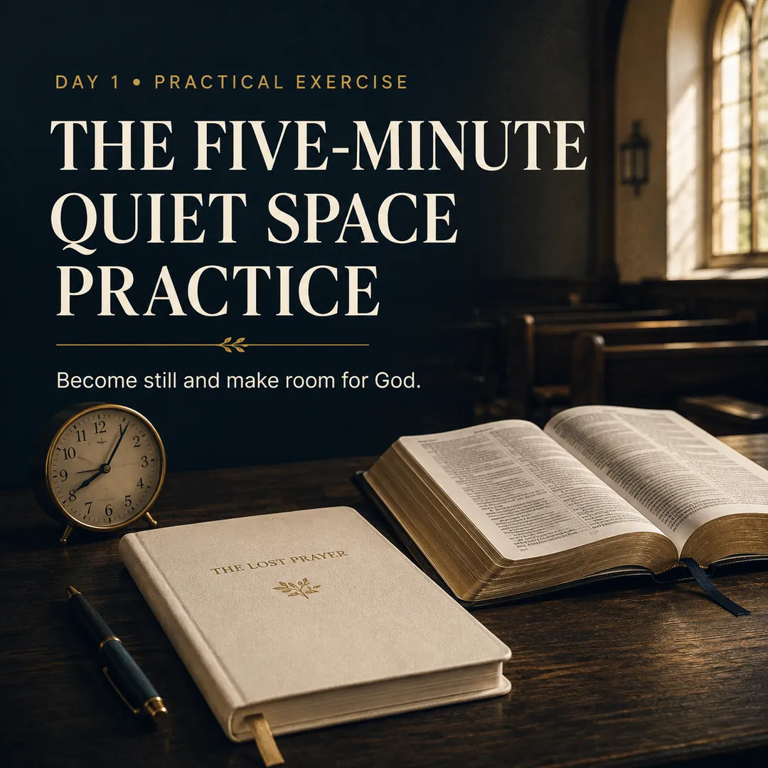 The Five-Minute Quiet Space Practice