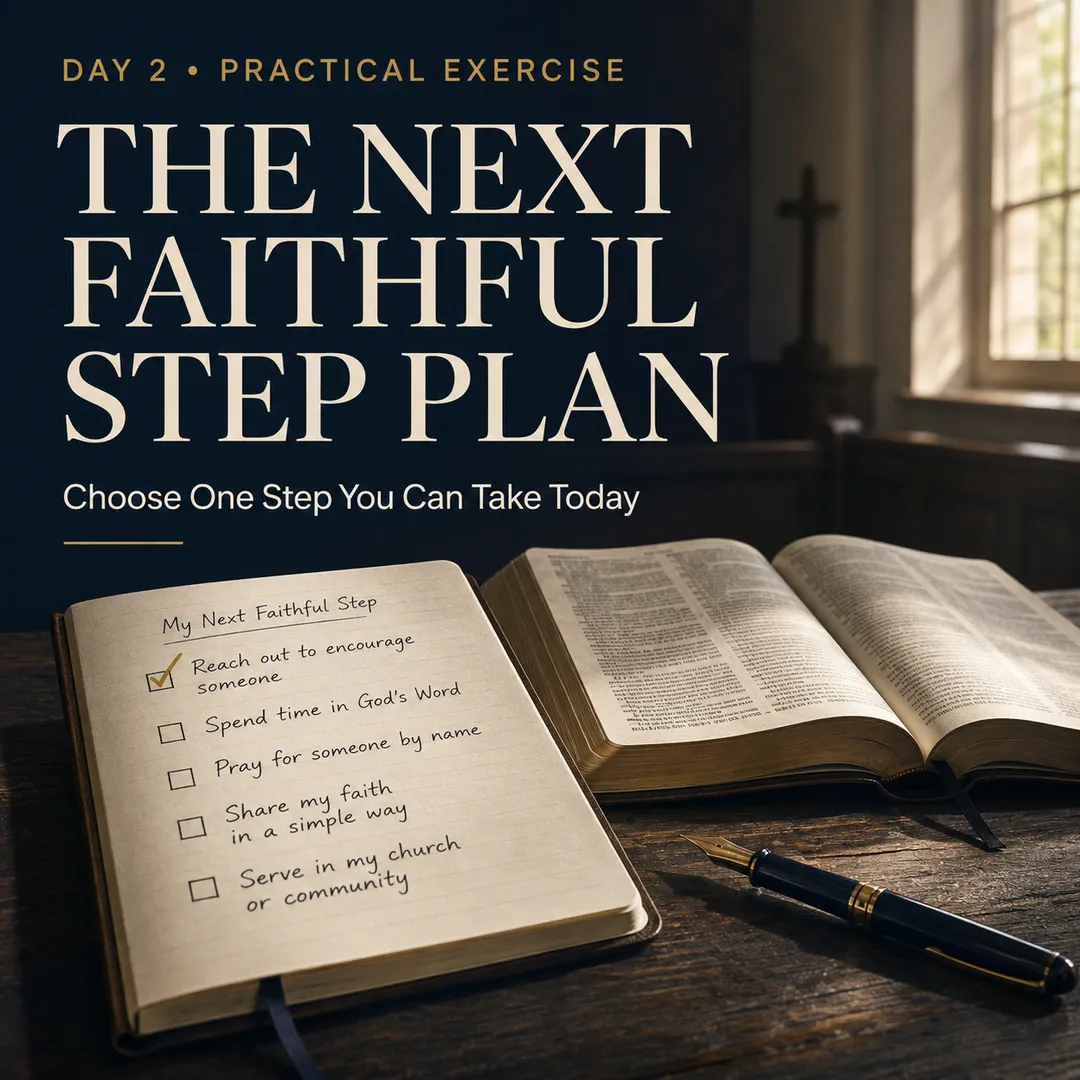 The Next Faithful Step Plan