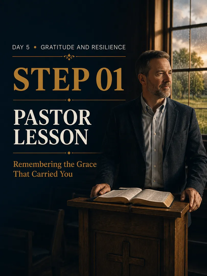 Step 01 - Pastor Lesson