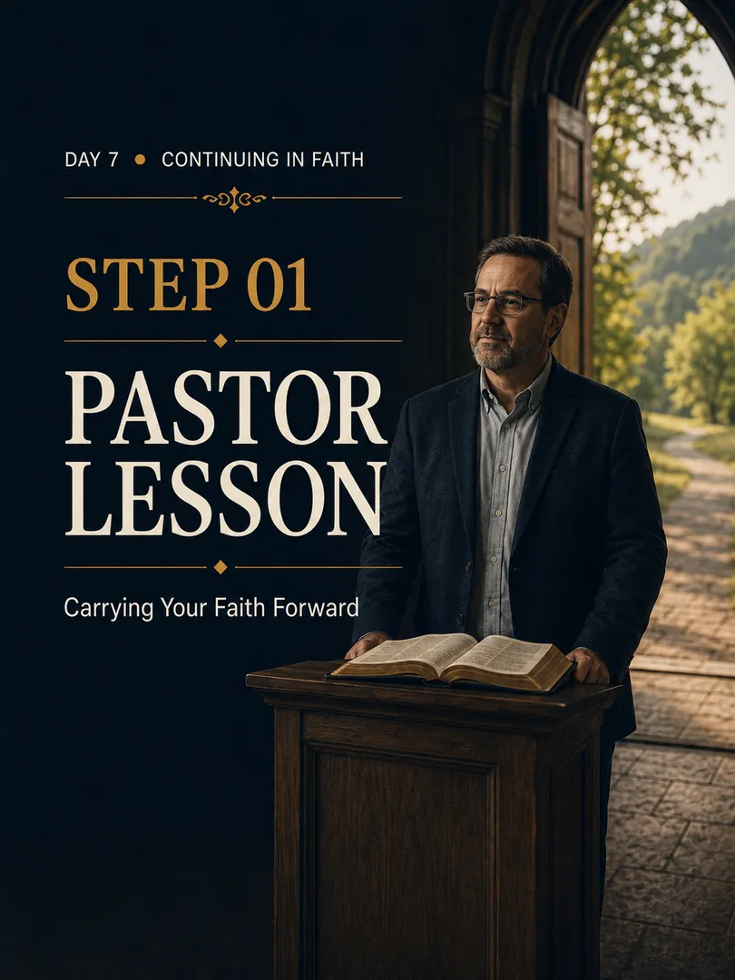Step 01 - Pastor Lesson