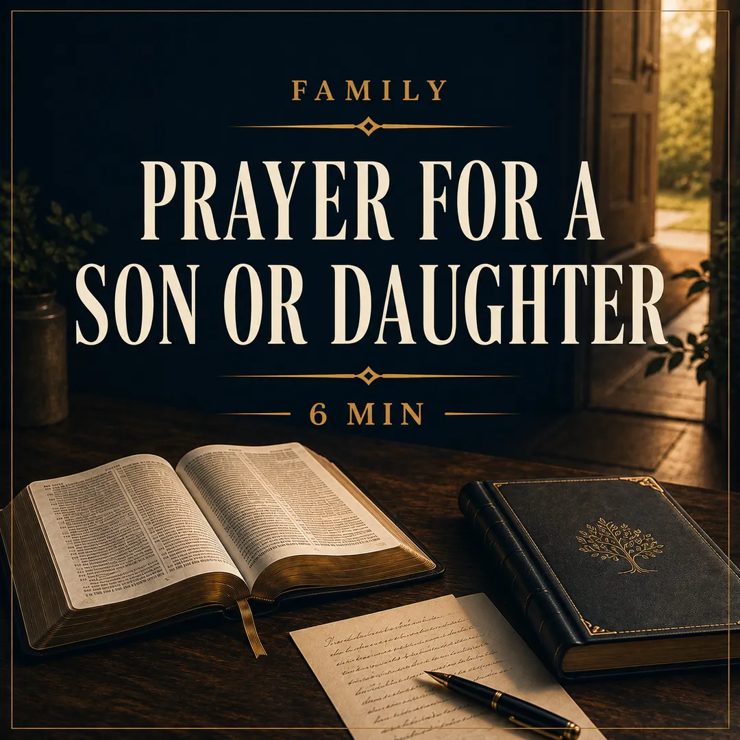 Prayer for a Son or Daughter